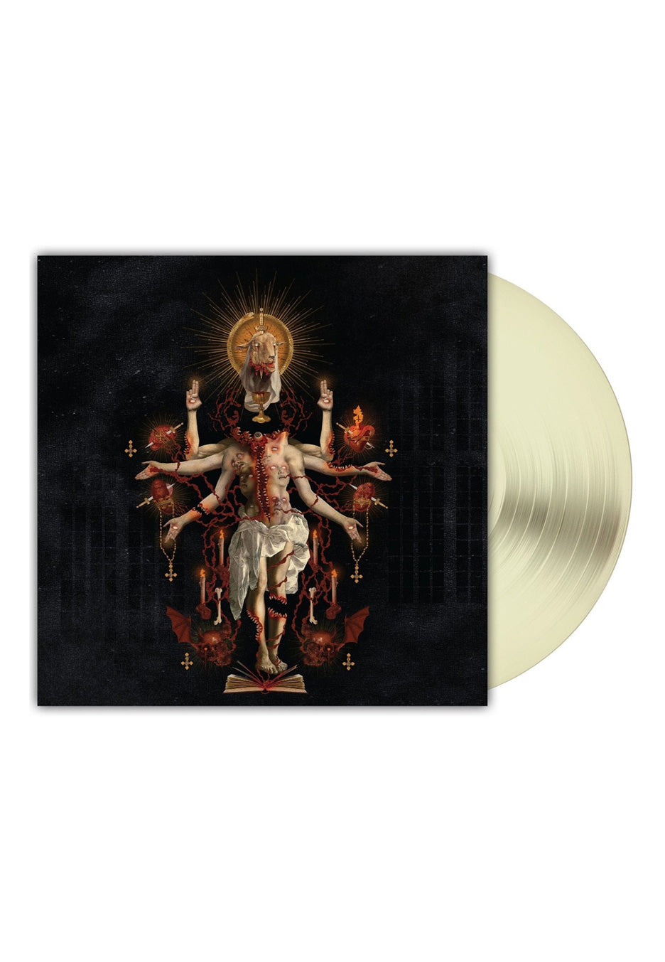 Satanic Planet Dead Deities Bone White vinile LP colorato limitato