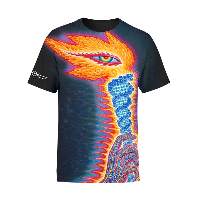 Tool Torch t-shirt unisex taglia L all-over poliestere