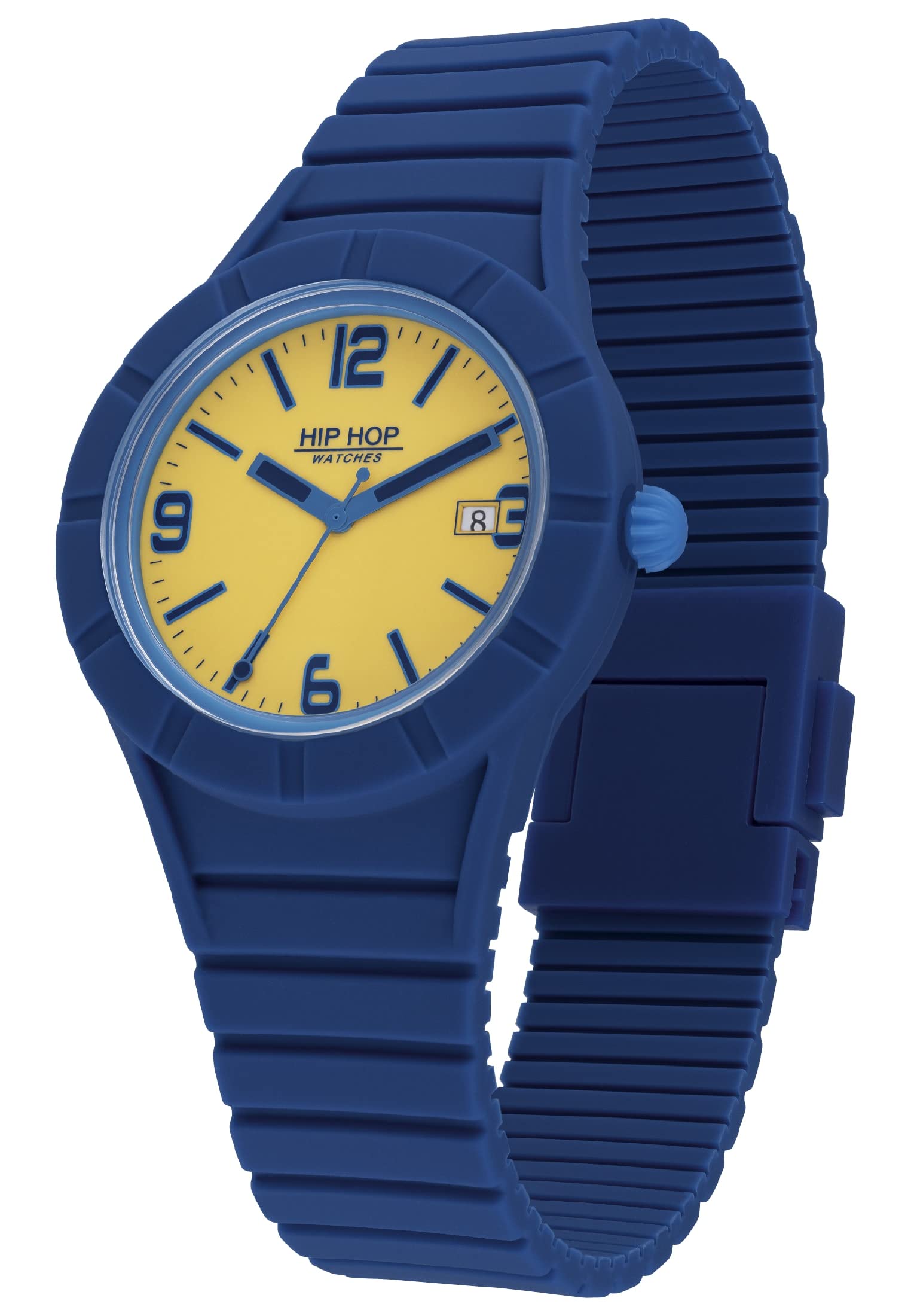 Hip Hop X Man Blu orologio uomo 42mm silicone