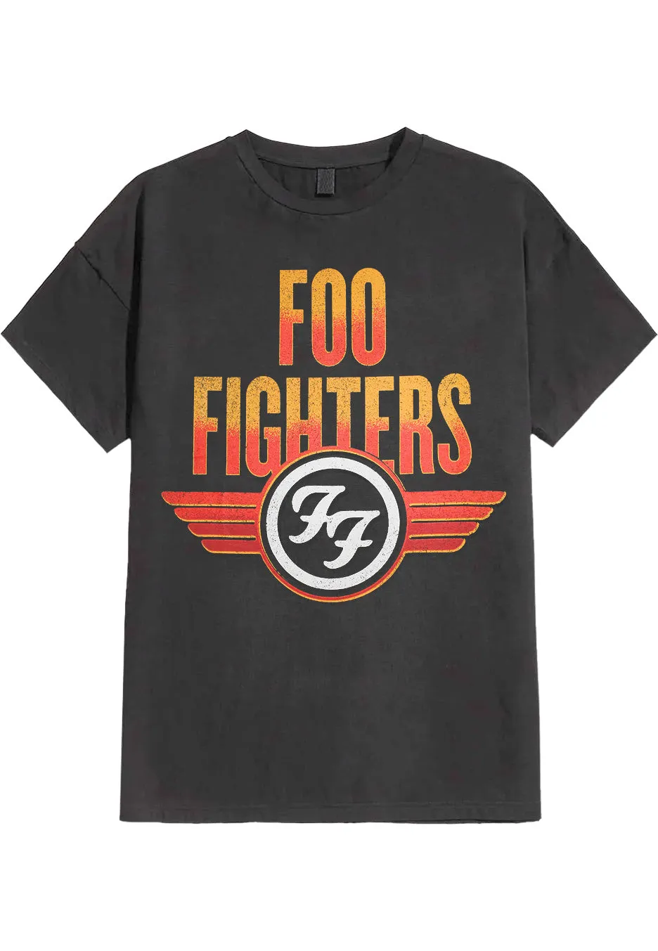 Foo Fighters Wings Charcoal T-Shirt grigia hard rock