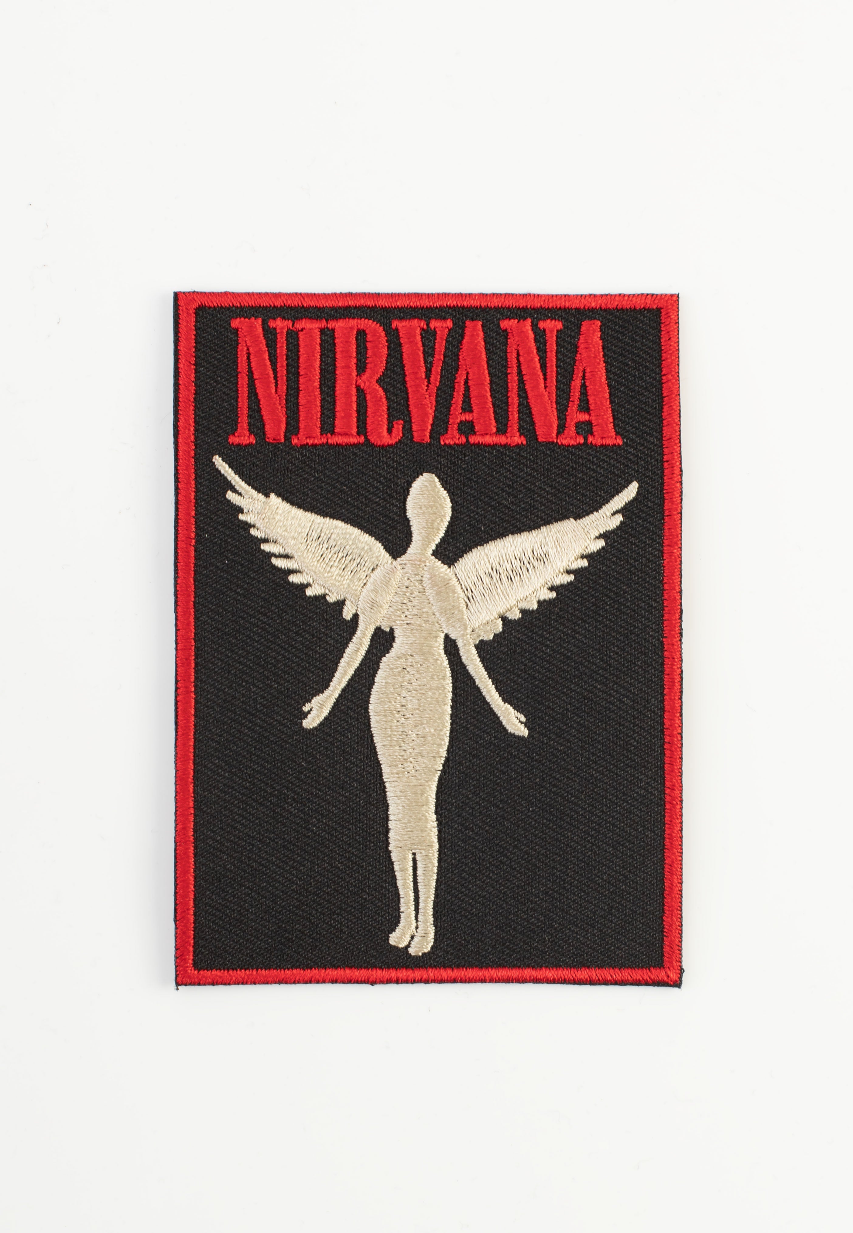 Nirvana Angelic patch nera grunge taglia unica
