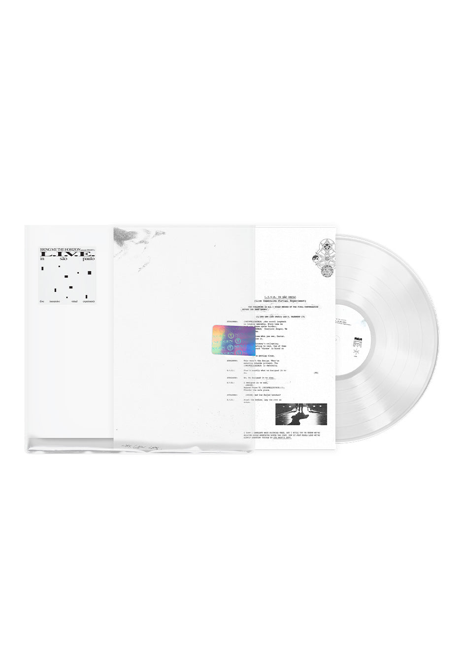 Bring Me The Horizon Live Sao Paulo 2 vinile trasparente