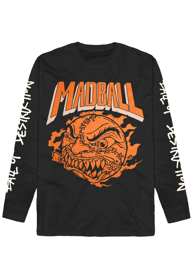 Madball Ball Of Destruction longsleeve nero uomo taglie S-3XL