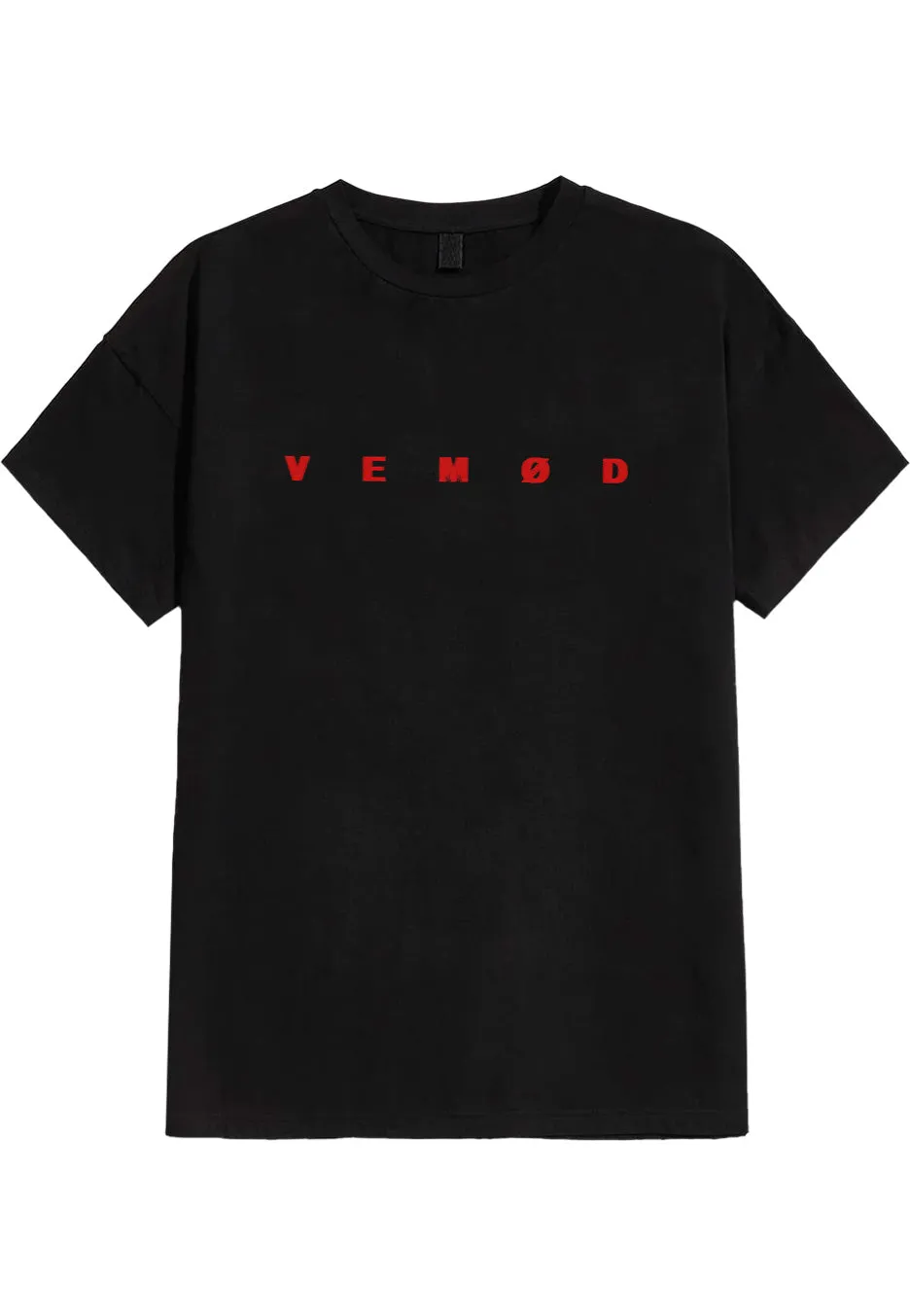 VEMØD Moth T-Shirt nera in jersey
