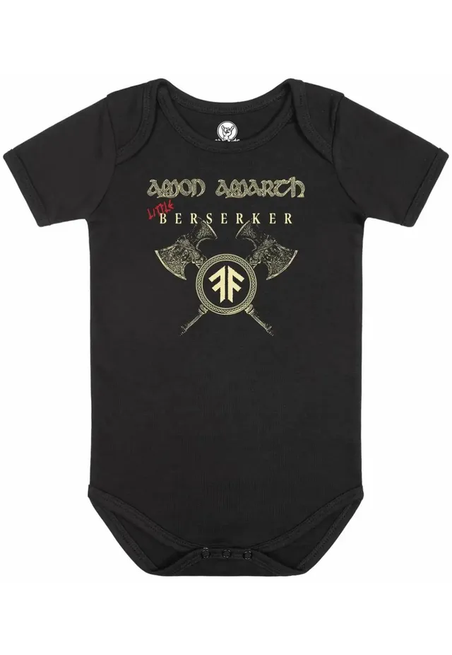 Amon Amarth Little Berserker body neonato nero 68/74