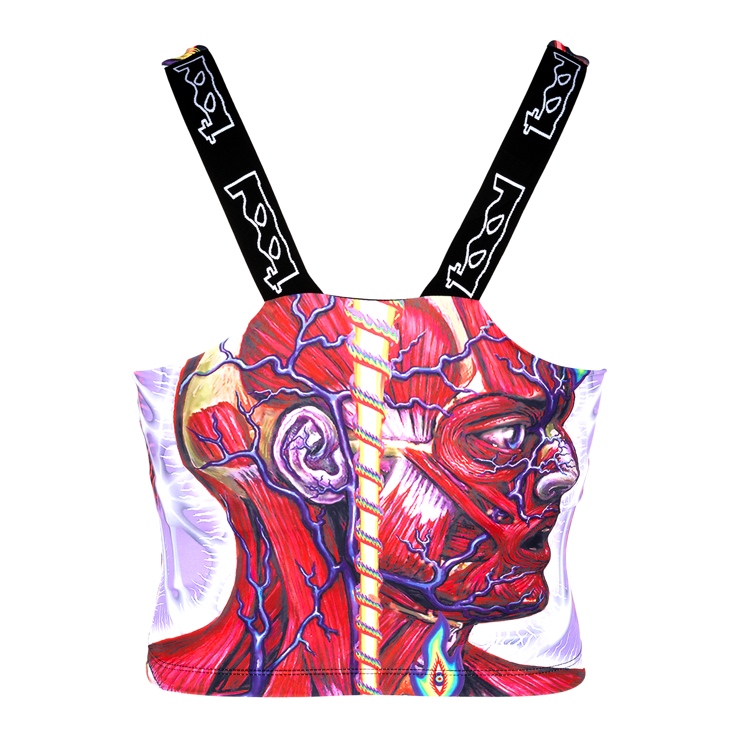 Tool Lateralus top sportivo donna nero con bra Large