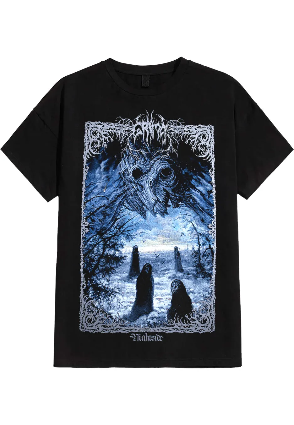 Grima Nightside T-Shirt Nera Black Metal