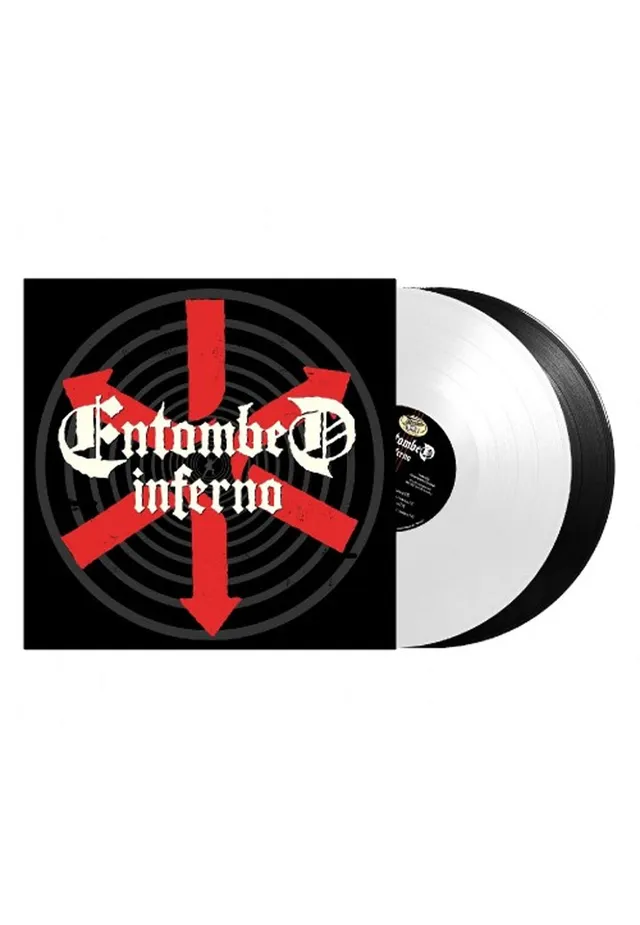 Entombed Inferno doppio vinile bianco nero death metal
