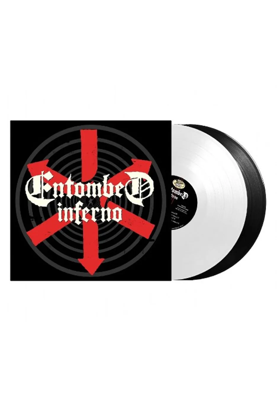 Entombed Inferno doppio vinile bianco nero death metal