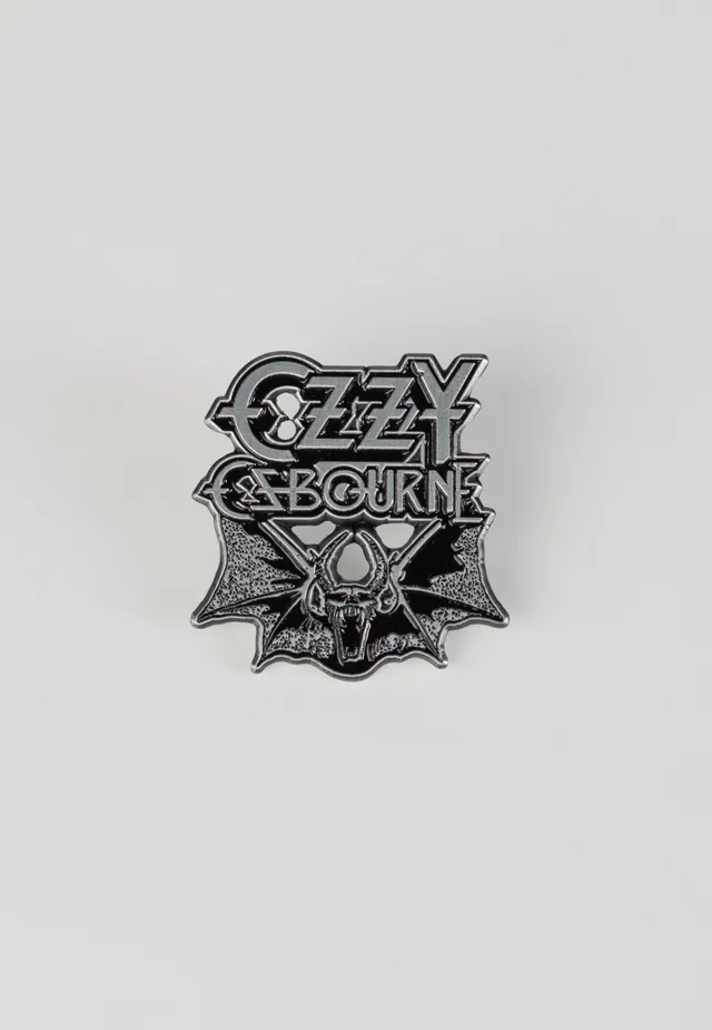 Ozzy Osbourne Bat spilla pin metallo onesize rock