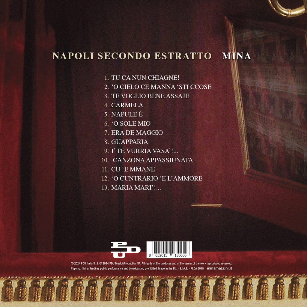 Mina Napoli Secondo Estratto CD jazz 2003