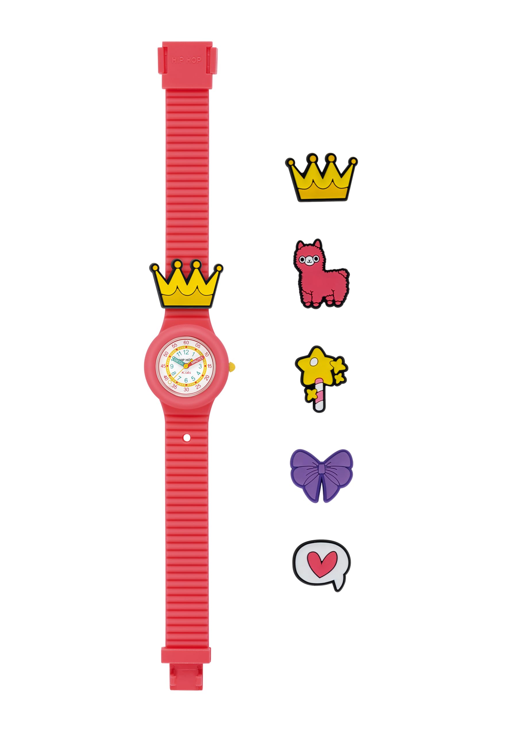 Hip Hop Pintastic! HWU1317 orologio bambini silicone coral quarzo