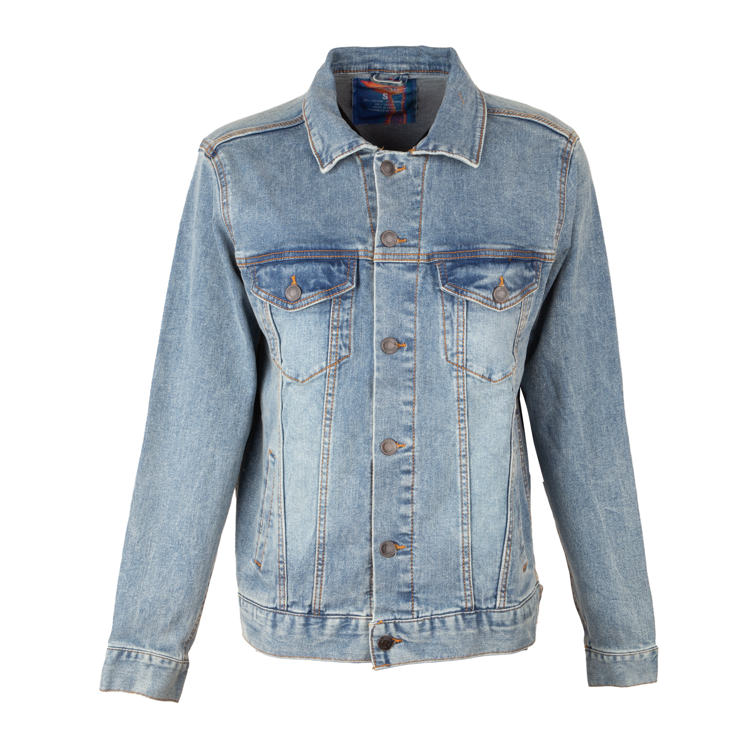 Tool Torch giacca denim cotone light denim