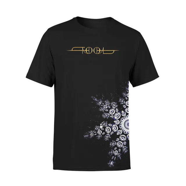 Tool Tondo Star T-Shirt Unisex Premium Nera Cotone Poliestere