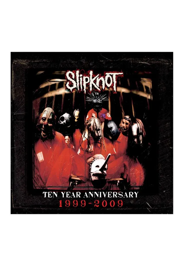 Slipknot 10th Anniversary Deluxe CD+DVD nu metal nero