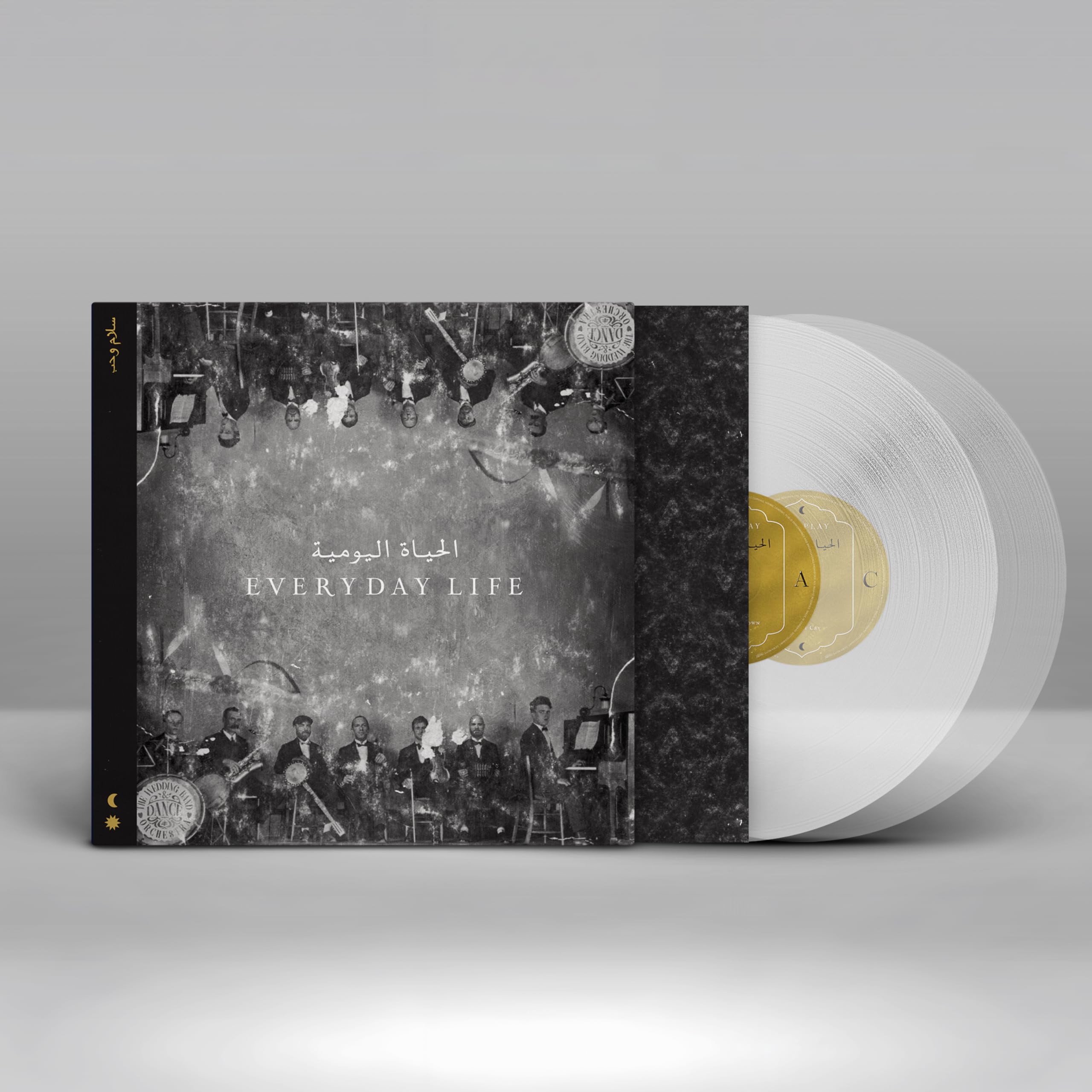 Coldplay Everyday Life doppio LP vinile trasparente ecorecord