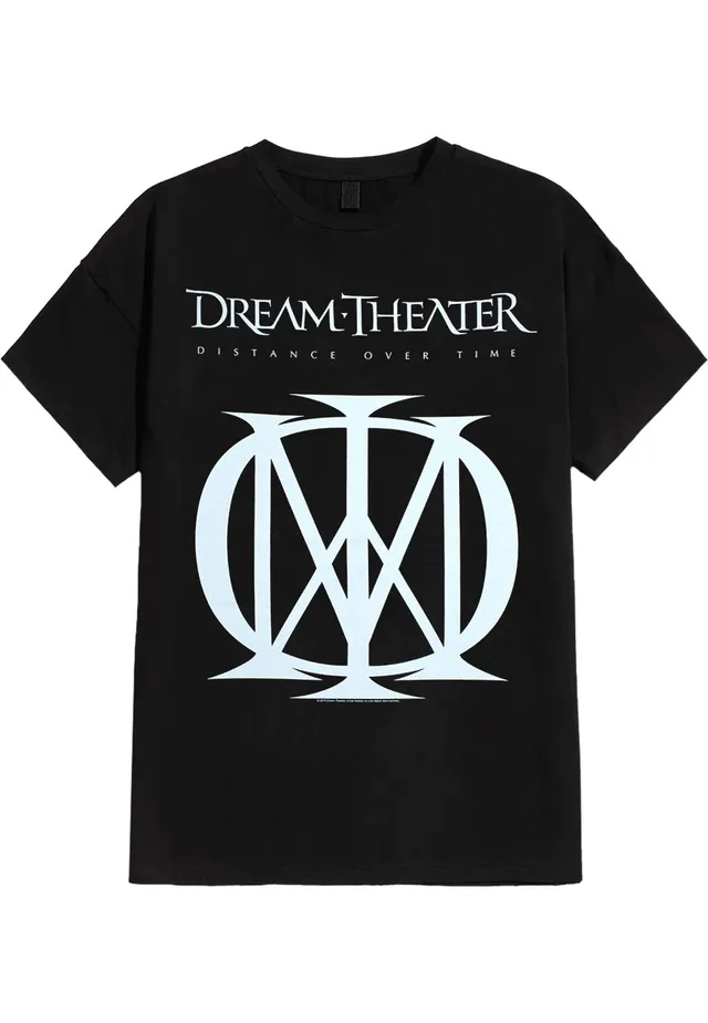 Dream Theater Distance Over Time T-Shirt nera logo ufficiale
