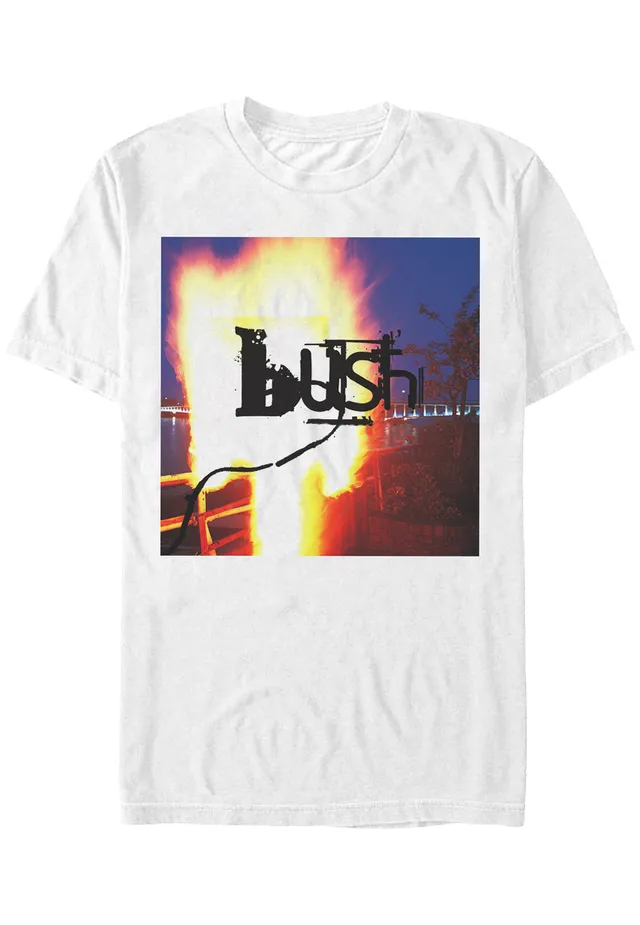 Bush Razor Blade Suitcase T-Shirt bianca cotone