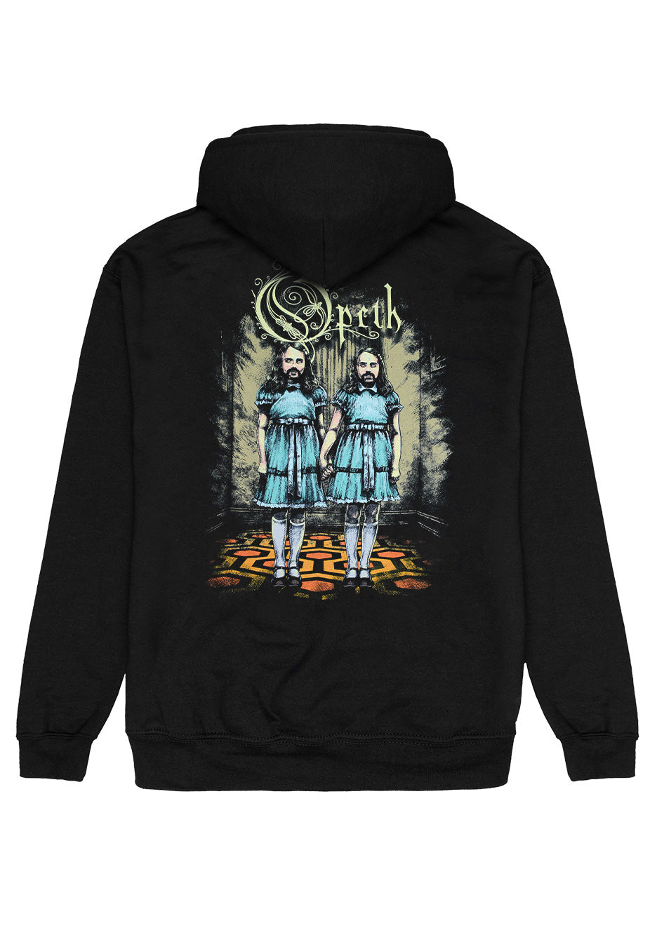 Opeth Twins felpa nera cappuccio melodic metal