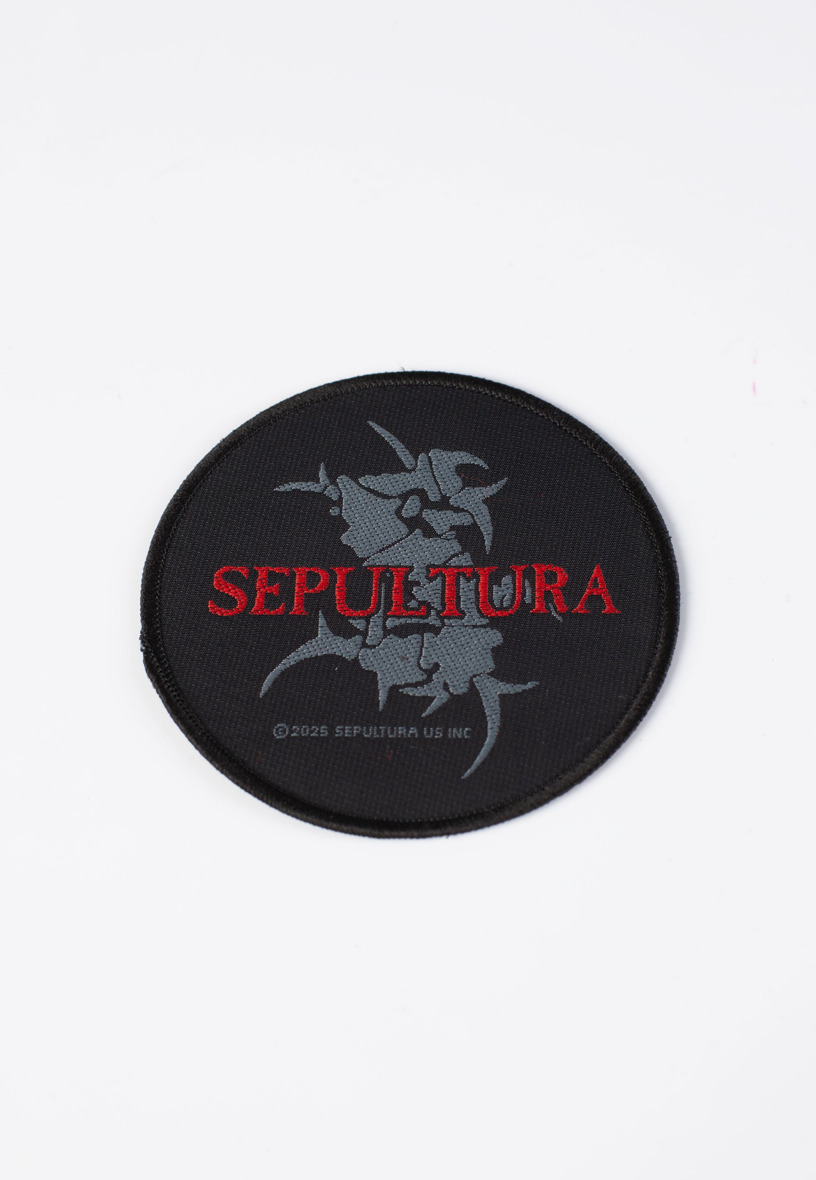 Sepultura Logo & Tribal Patch nero merchandising