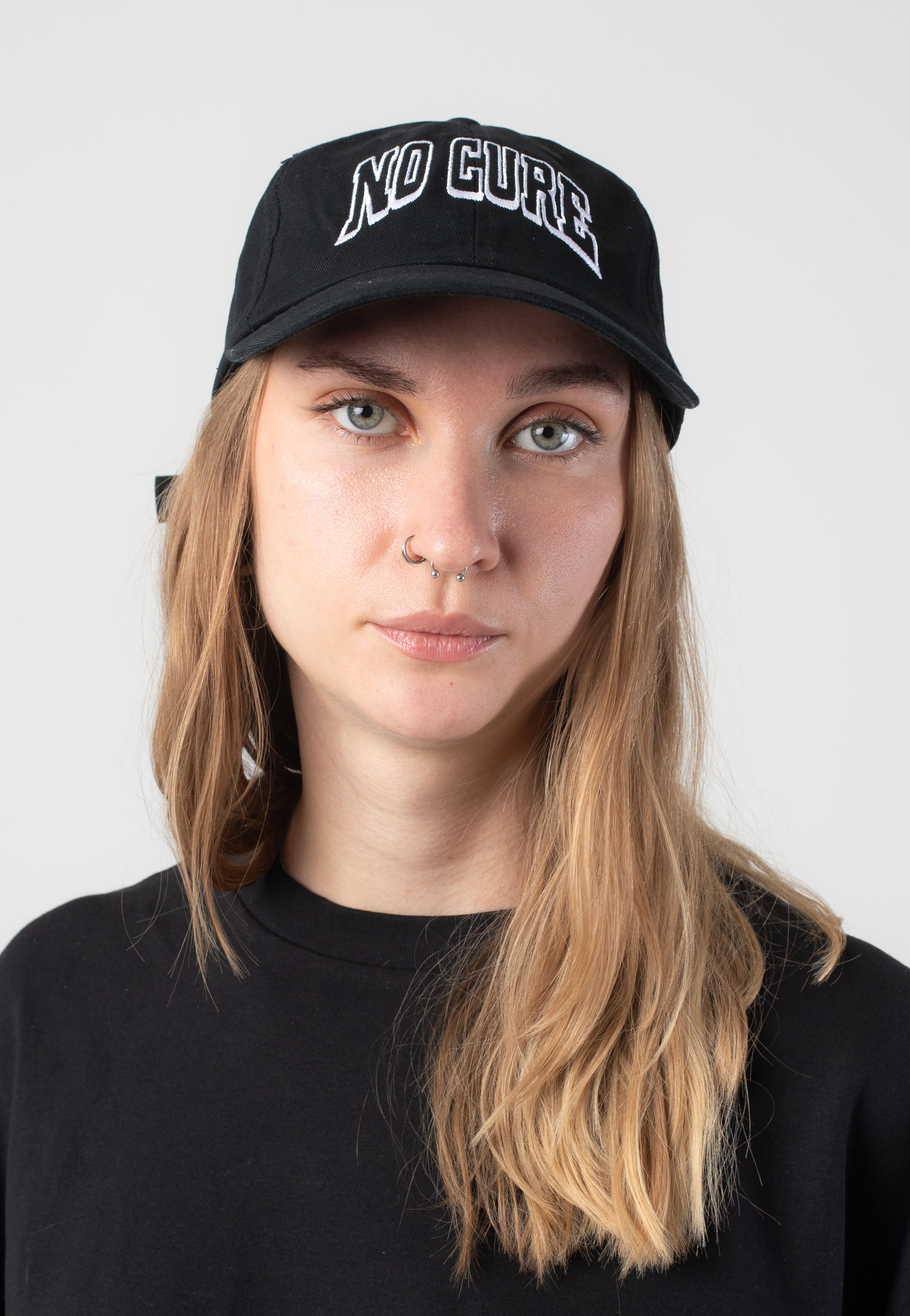No Cure Logo cap nero snapback taglia unica