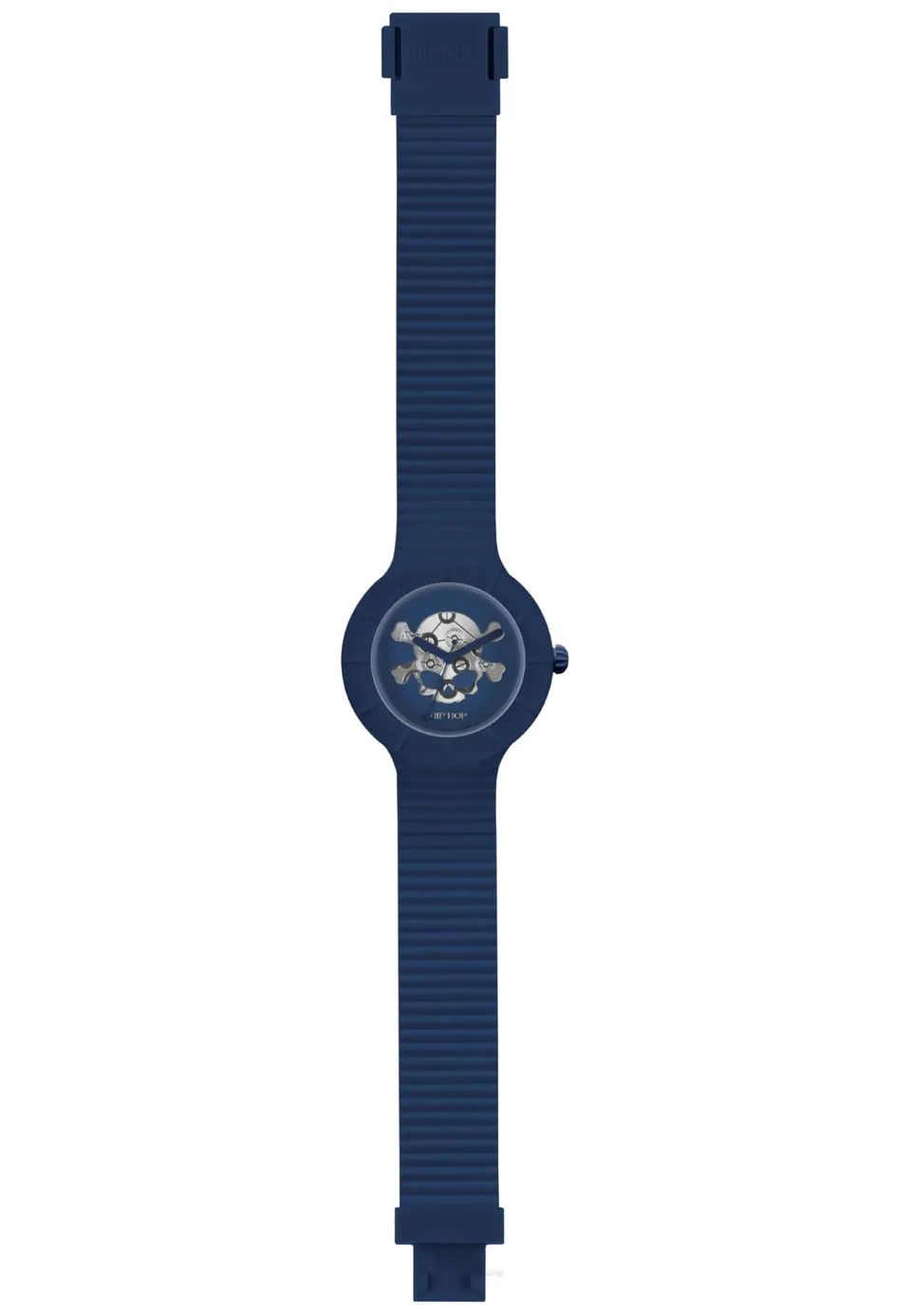 Hip Hop X Man HWU0466 orologio uomo silicone blu skull