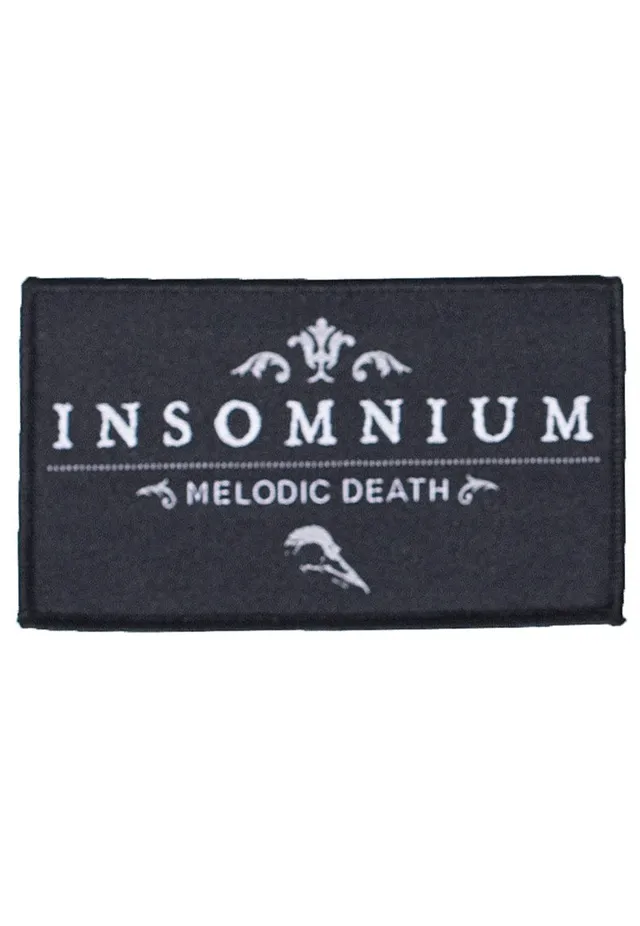 Insomnium Melodic Death patch cucire 10x6,5cm nero