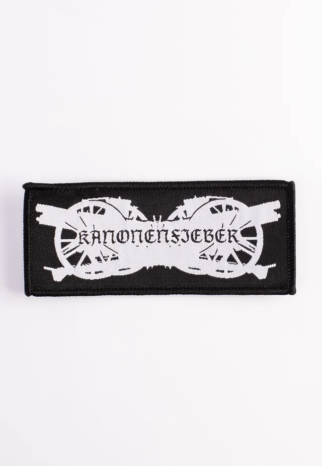 Kanonenfieber Logo patch nera taglia unica