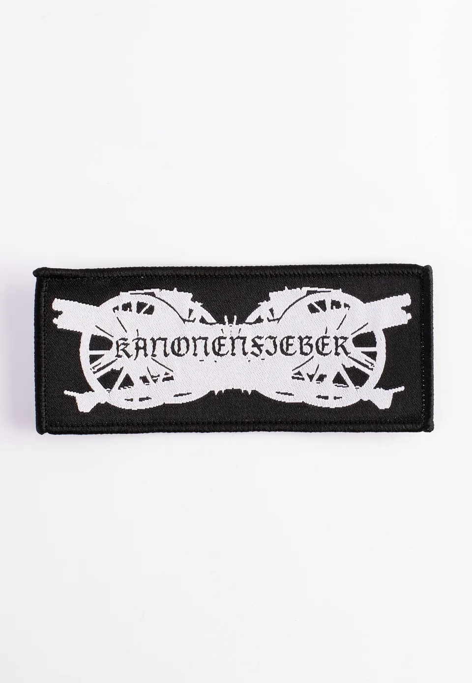 Kanonenfieber Logo patch nera taglia unica
