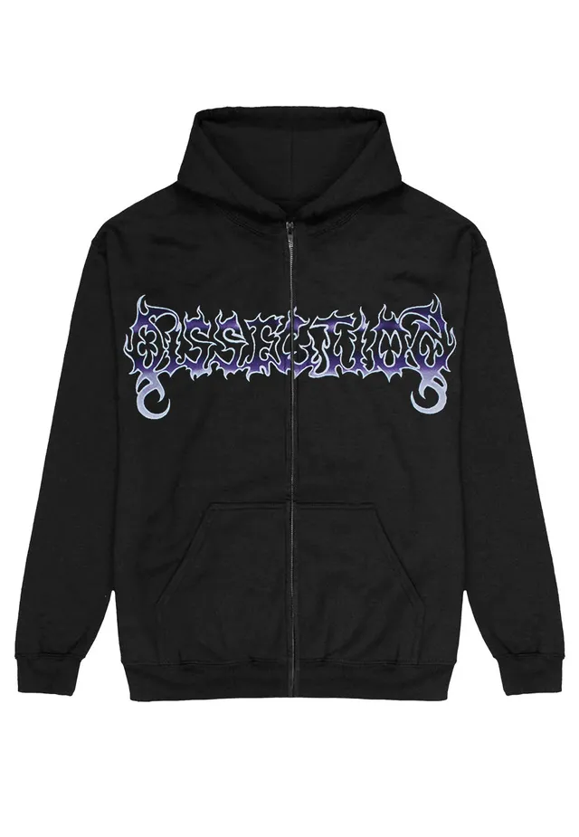 Dissection Storm Of The Lights Bane felpa zip nera