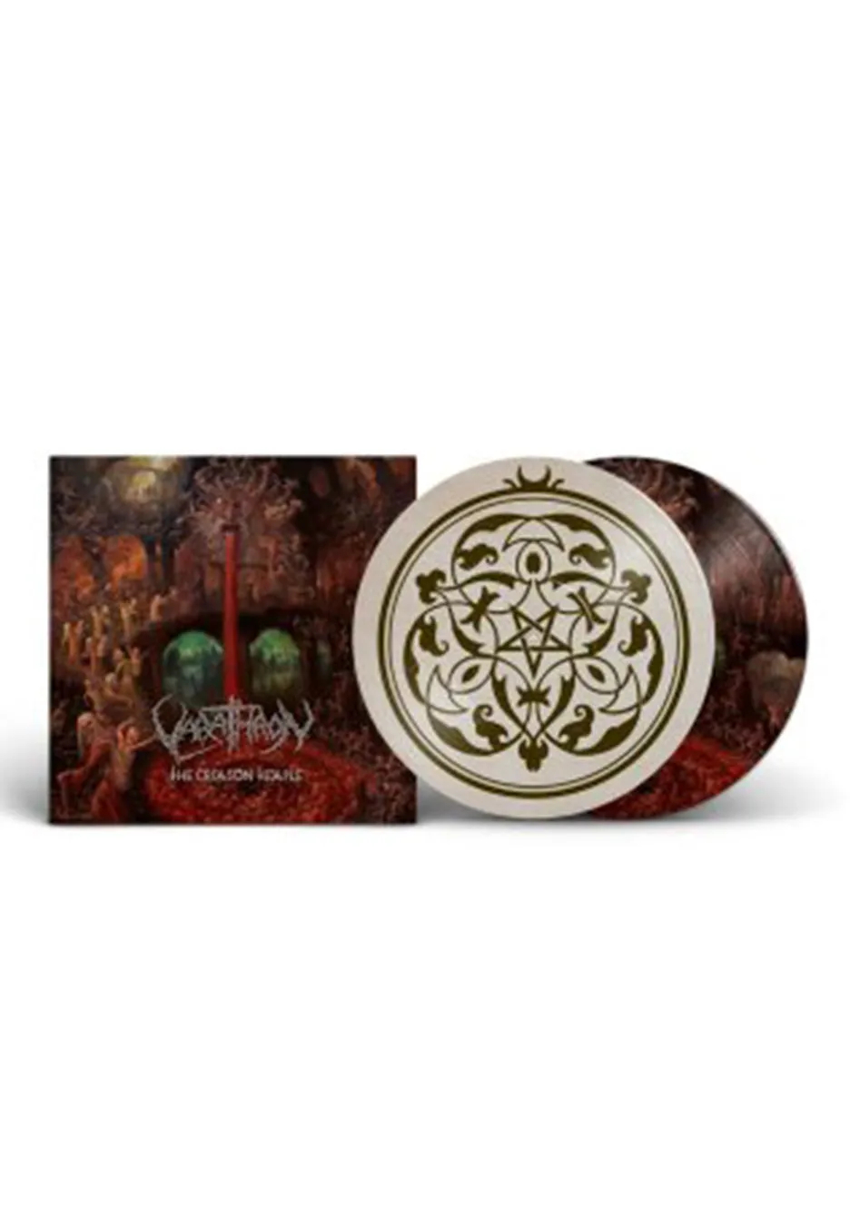 Varathron The Crimson Temple picture disc LP limitato