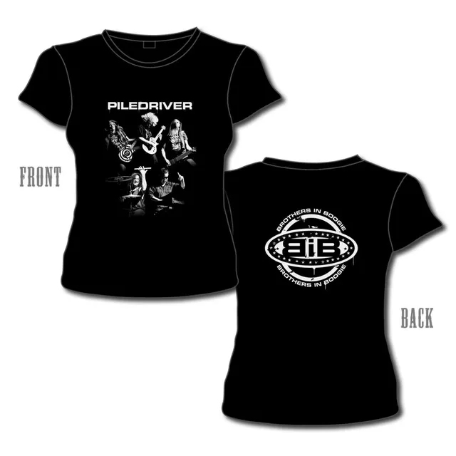 Piledriver T-shirt donna scollo V taglie S M