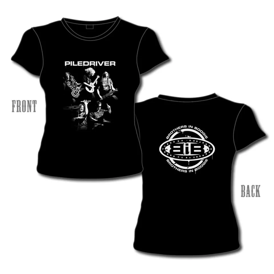 Piledriver T-shirt donna scollo V taglie S M