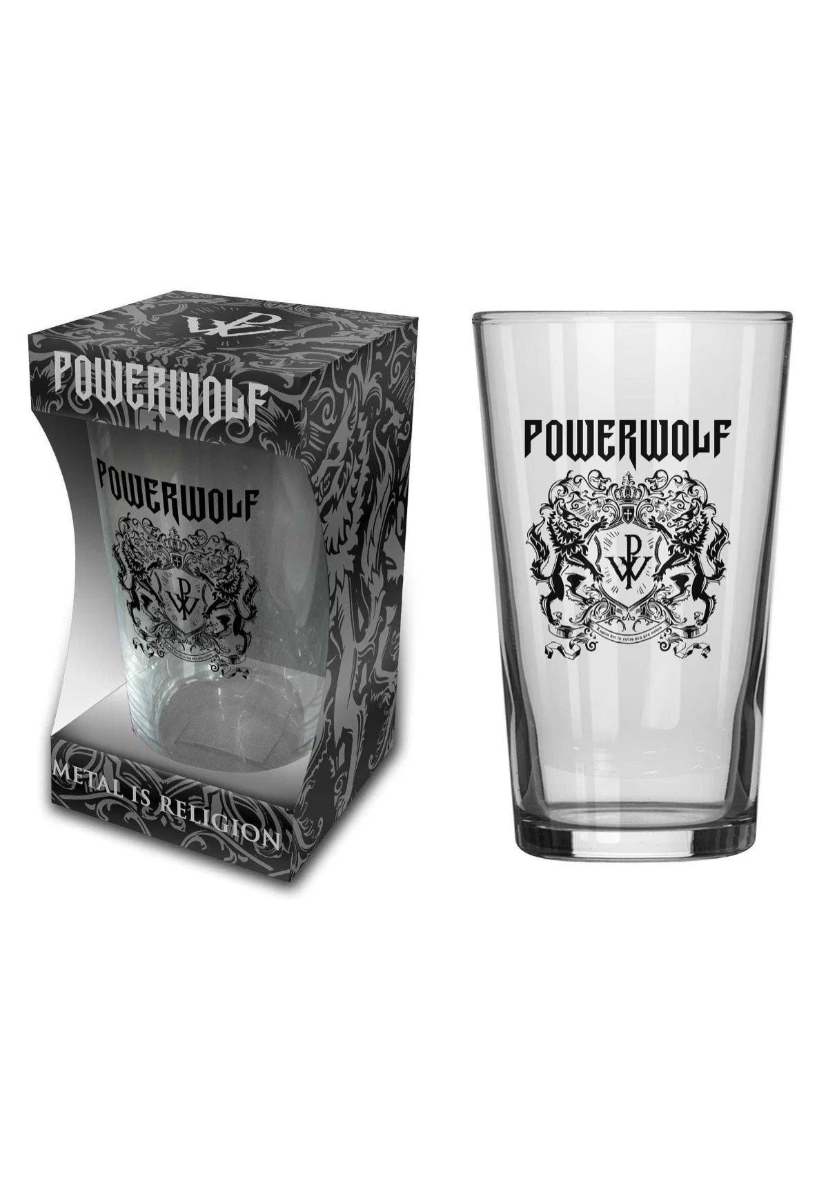 Powerwolf Metal Is Religion bicchiere vetro