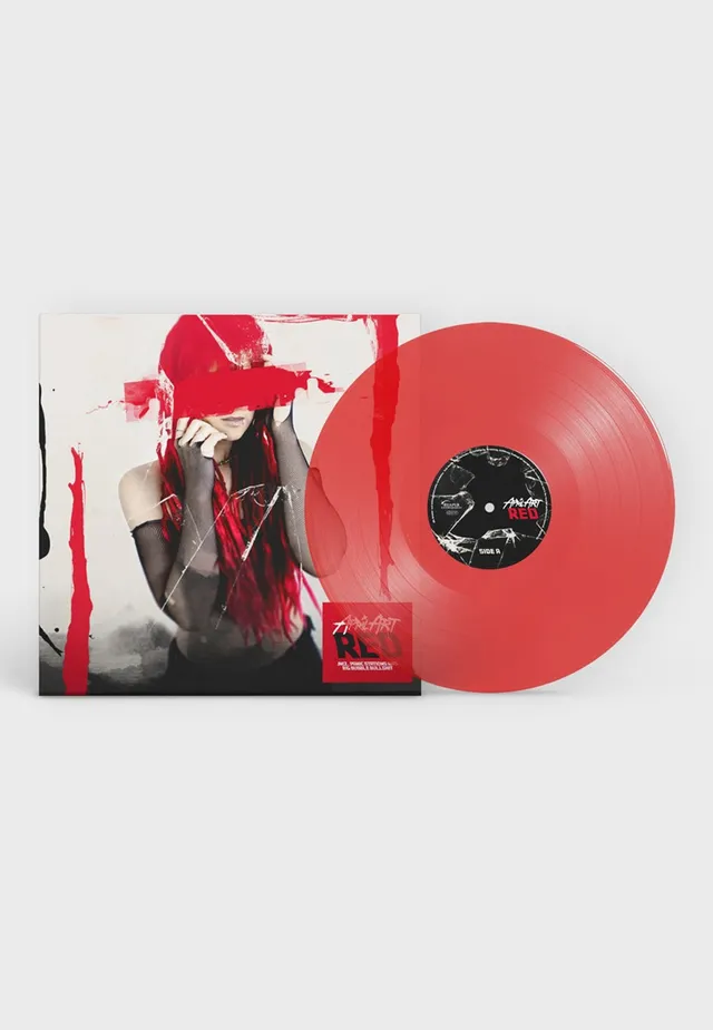 April Art RED Ltd Transparent Red vinile rosso limitato