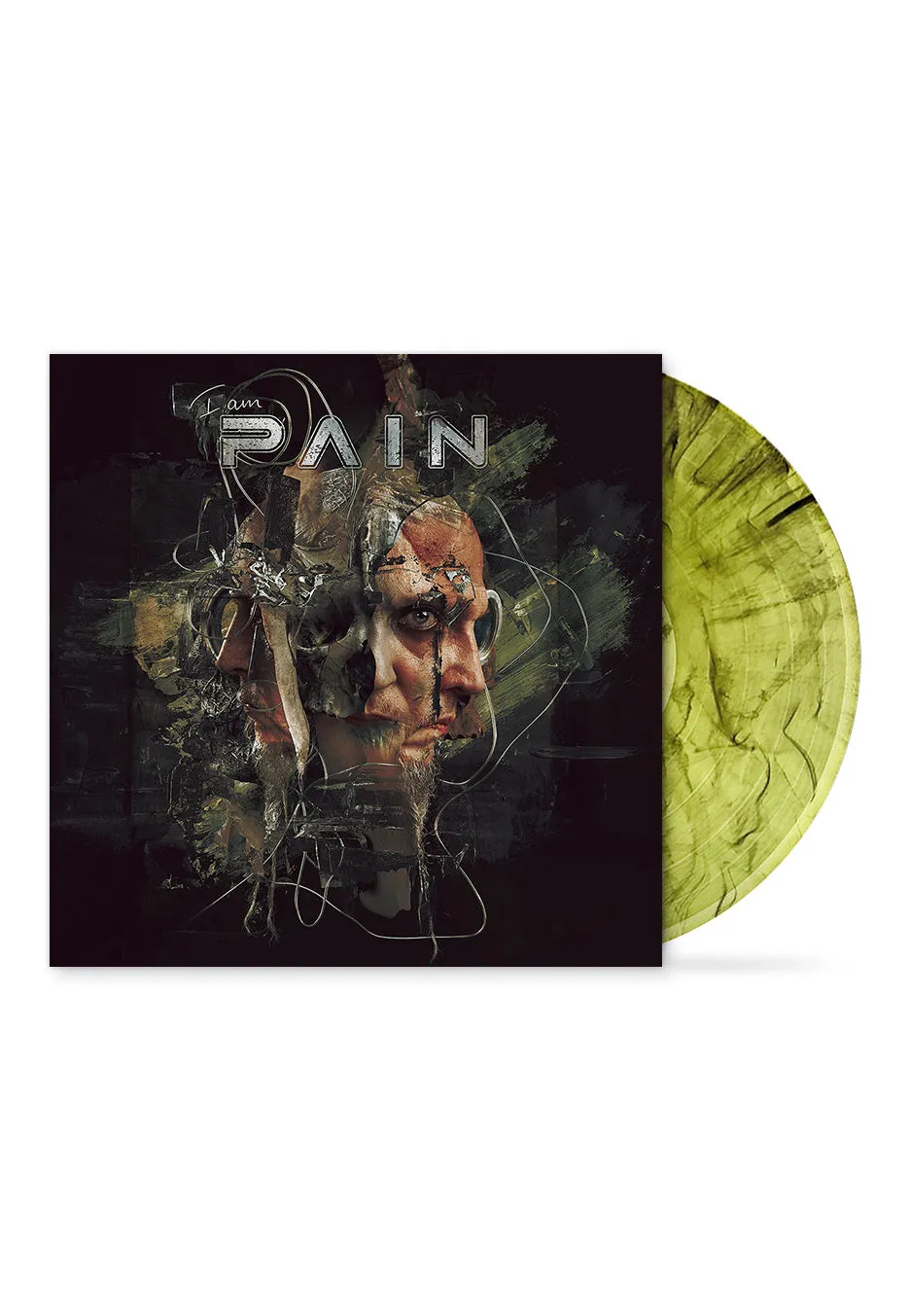 PAIN I Am vinile LP transparent green/black smoke edizione limitata
