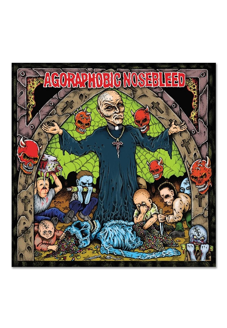 Agoraphobic Nosebleed Altered States Vinile LP Splatter