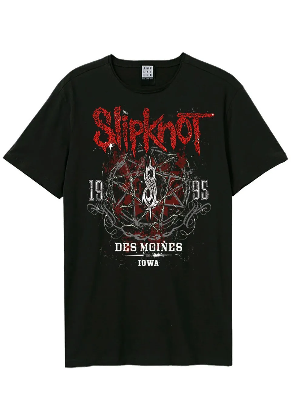 Slipknot Des Moines Charcoal t-shirt grigia metal