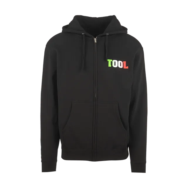 Tool 2025 Mexico Tour felpa cappuccio merch taglia L