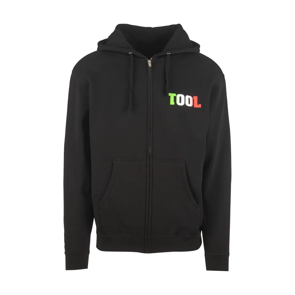 Tool 2025 Mexico Tour felpa cappuccio merch taglia L