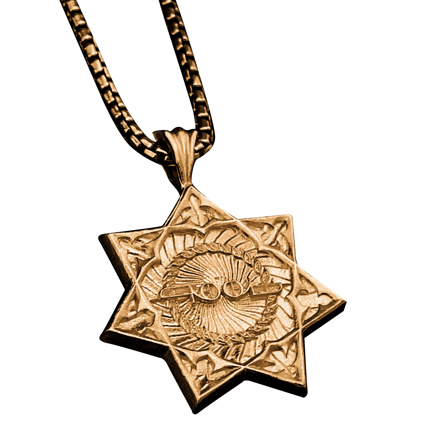Tool Logo Gold Collana Oro Argento 925 Catena 51 cm
