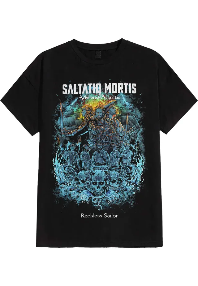 Saltatio Mortis Reckless Sailor T-shirt uomo nera jersey
