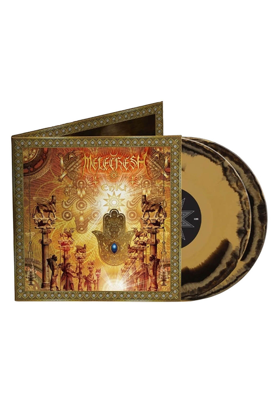 Melechesh Enki doppio vinile colorato oro nero