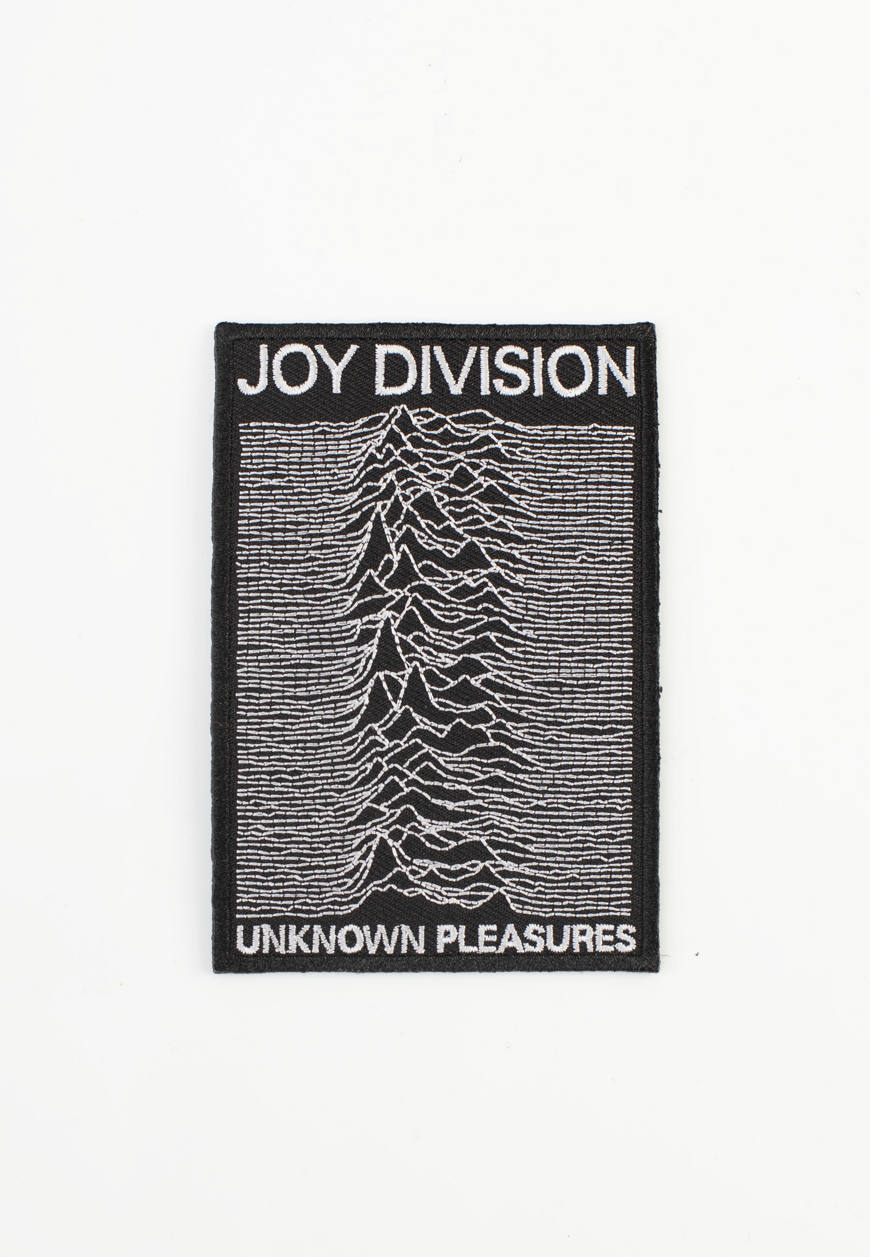 Joy Division Unknown Pleasures patch nera