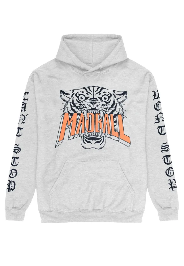 Madball Tiger Sportsgrey felpa con cappuccio grigia hardcore