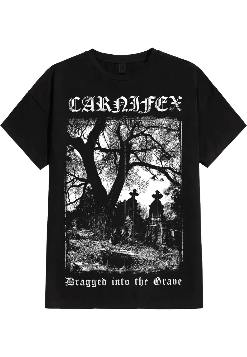 Carnifex Dragged Into The Grave T-shirt nera manica corta