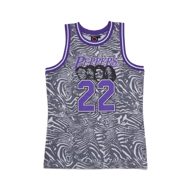 Red Hot Chili Peppers Peppers Basketball Jersey Canotta Mesh