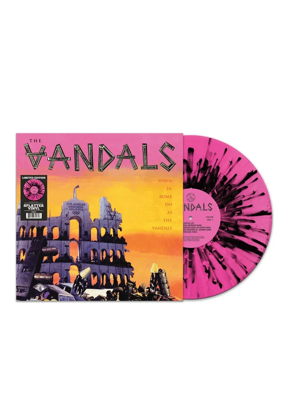 The Vandals When In Rome Vinile LP rosa splatter