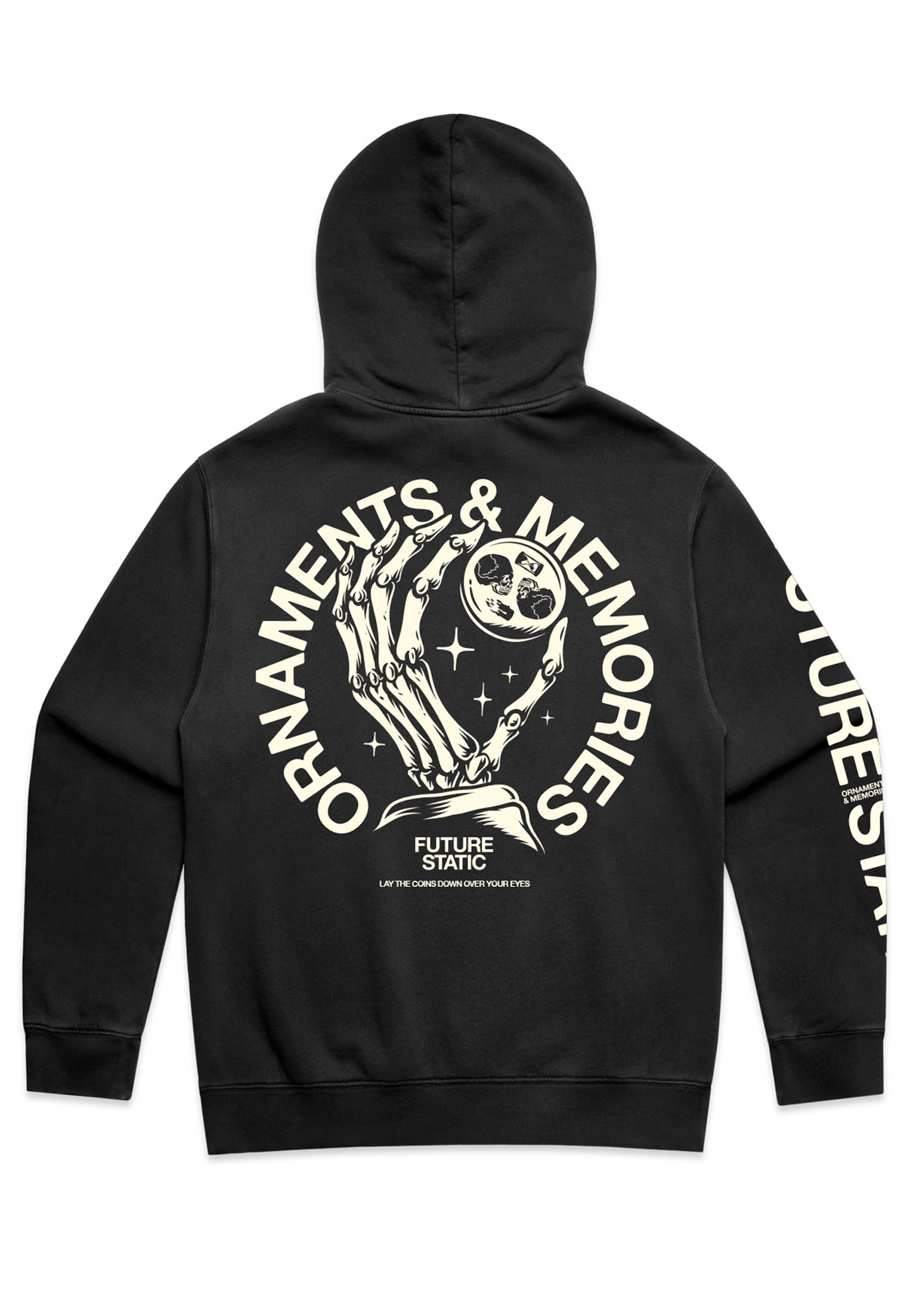 Future Static Ornaments & Memories Hoodie felpa nera