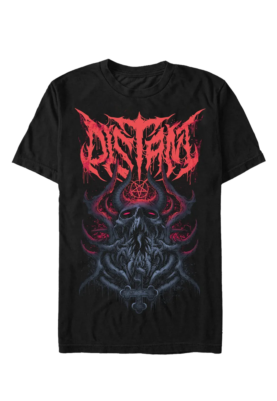 Distant Ritual T-Shirt Nera Deathcore Manica Corta